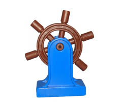 Duplo, Boat Helm with Blue Duplo Boat Helm Support (4658 / 4657)