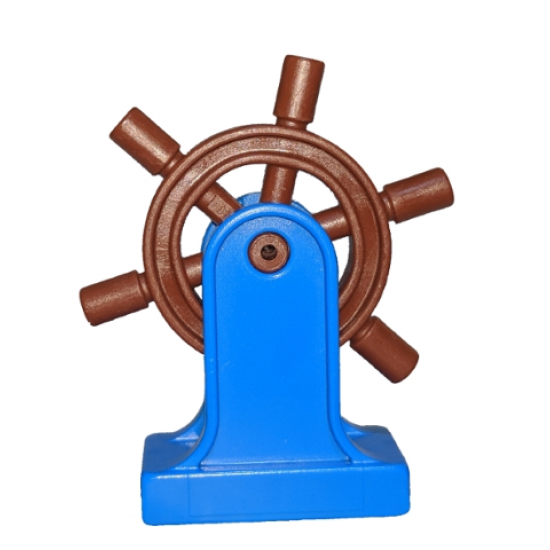 Duplo, Boat Helm with Blue Duplo Boat Helm Support (4658 / 4657)