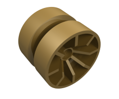 Wheel 18mm D. x 14mm Spoked