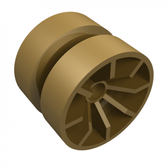 Wheel 18mm D. x 14mm Spoked