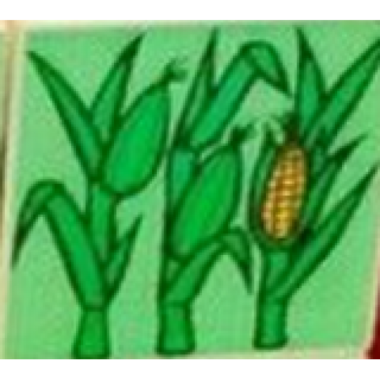 Duplo, Tile 2 x 2 x 1 with Farming Mosaic Picture 06 Pattern (Set 9220)