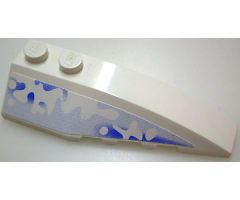 Wedge 6 x 2 Right with Snow and Ice Pattern (Sticker) - Set 3538