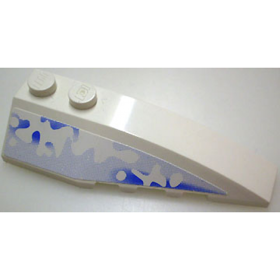 Wedge 6 x 2 Right with Snow and Ice Pattern (Sticker) - Set 3538