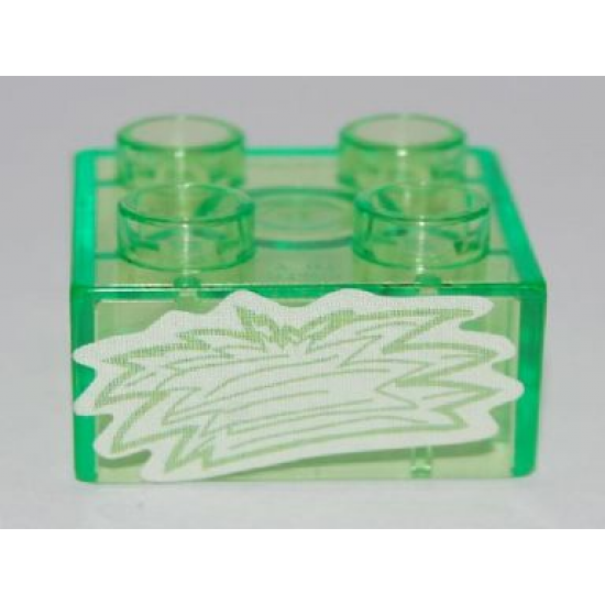 Duplo, Brick 2 x 2 with Hay Pattern (Sticker) - Set 4821