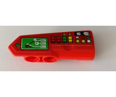 Technic, Panel Fairing #21 Very Small Smooth, Side B with Display and Instrument Panel Pattern (Sticker) - Set 42082