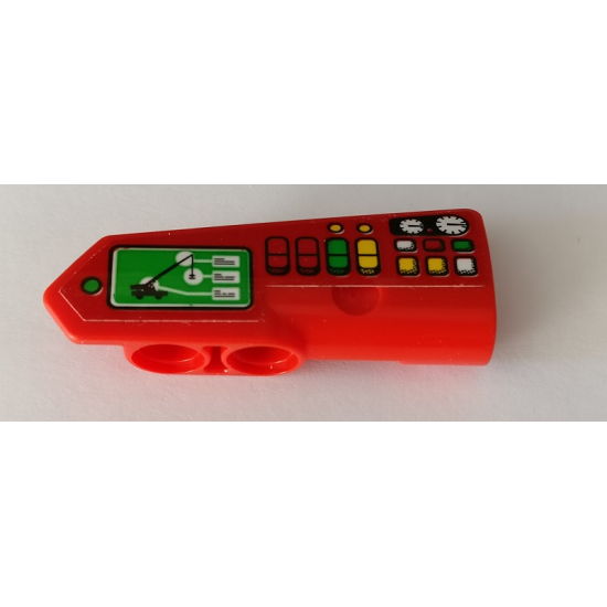 Technic, Panel Fairing #21 Very Small Smooth, Side B with Display and Instrument Panel Pattern (Sticker) - Set 42082