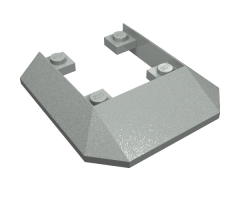 Wedge 6 x 6 Cutout (Train Roof)
