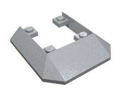 Wedge 6 x 6 Cutout (Train Roof)