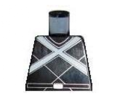 Torso Speed Racer White X and Belt Pattern