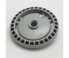 Technic, Disk 5 x 5 - Notched, No Pattern, WITH PIN