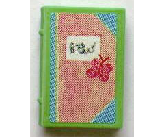 Minifigure, Utensil Book 2 x 3 with Diary and Butterfly Pattern (Stickers) - Set 3242