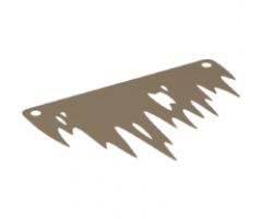 Cloth Sail Tattered Short with 2 Round Holes and 5 Ripped Holes