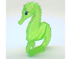 Seahorse with Black, Blue and White Eyes Pattern