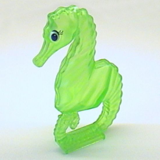 Seahorse with Black, Blue and White Eyes Pattern