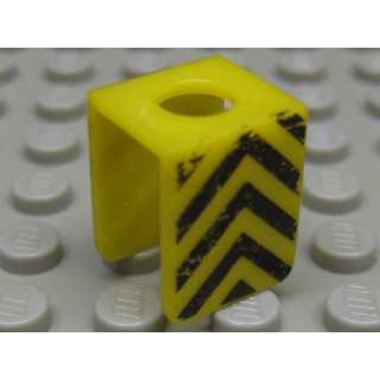 Minifigure, Body Wear Vest with Black Chevron Pattern