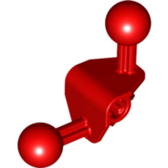 Bionicle Ball Joint 4 x 4 x 2 90 Degree with 2 Ball Joint and Axle Hole