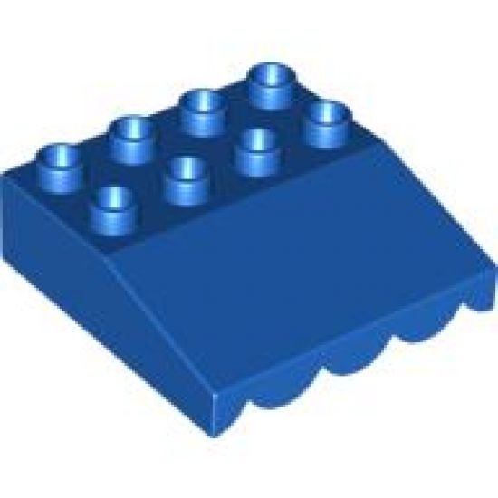 Duplo, Building Roof Sloped 33 4 x 4 with Awning Overhang