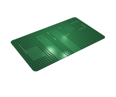 Baseplate 24 x 40 Gravel Quarry with Sets 360 / 580 Dots Pattern