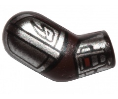 Arm, Right with SW Silver Beskar Armor Plates and Mudhorn Clan Signet Pattern