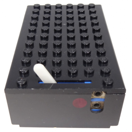 Electric, Battery Box 4.5V 6 x 11 x 3 Type II for 1-Prong & 2-Prong Connectors with Red Dot Pattern