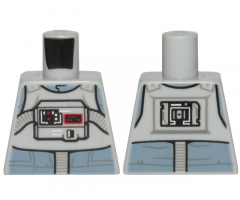 Torso SW AT-AT Driver with Sand Blue Jumpsuit and Bib with Breathing Apparatus Pattern