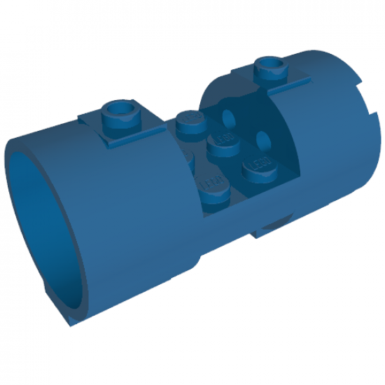 Cylinder 3 x 6 x 2 2/3 Horizontal - Square Connections Between Interior Studs