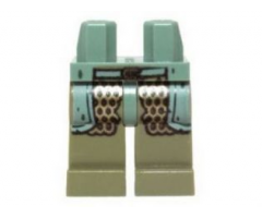 Hips and Olive Green Legs with Sand Green Robe and Gold Chain Mail Pattern