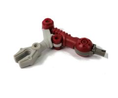 Galidor Limb Arm Gorm with Light Gray Mechanical Grabber, with 1 Dark Gray Pin