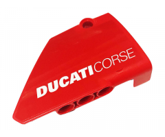 Technic, Panel Fairing #14 Large Short Smooth, Side B with White 'DUCATICORSE' Pattern (Sticker) - Set 42107