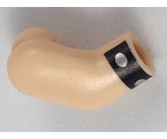 Arm, Right with Black Cuff with Silver Dots Pattern