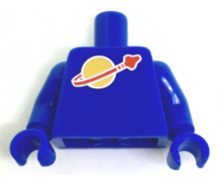 Torso Space Classic Moon Logo High on Torso Pattern, Inside with Ribs (second reissue) / Blue Arms / Blue Hands