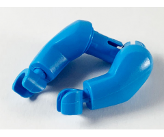 Arm Large with Pin, (Matching Left and Right) Pair with Dark Azure Hands