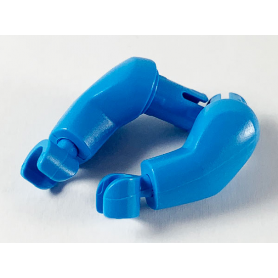 Arm Large with Pin, (Matching Left and Right) Pair with Dark Azure Hands