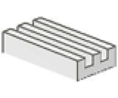 Tile, Modified 1 x 2 Grille (Undetermined Type)