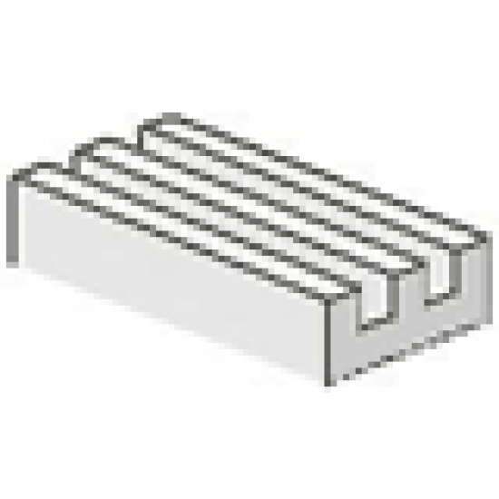 Tile, Modified 1 x 2 Grille (Undetermined Type)