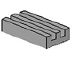 Tile, Modified 1 x 2 Grille (Undetermined Type)