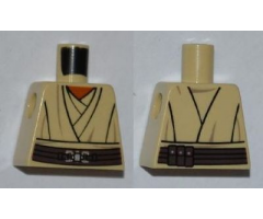 Torso SW Layered Shirt, Orange Undershirt, Reddish Brown Belt Pattern