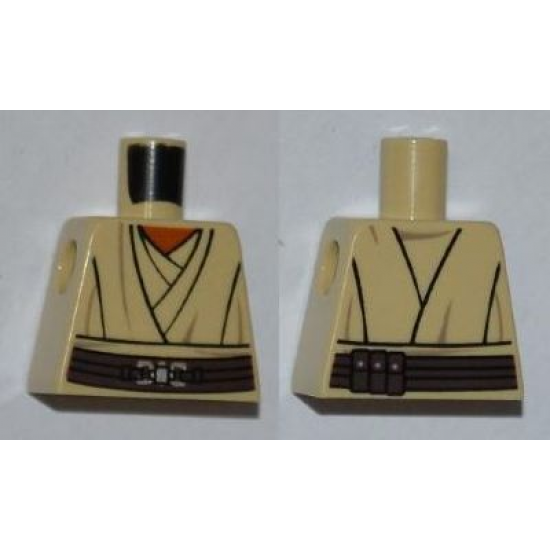 Torso SW Layered Shirt, Orange Undershirt, Reddish Brown Belt Pattern