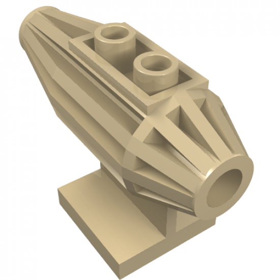 Aircraft Engine Strakes, 2 Top Studs, 2 x 2 Bottom Tile