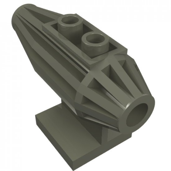 Aircraft Engine Strakes, 2 Top Studs, 2 x 2 Bottom Tile