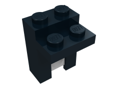 Brick, Modified 1 x 2 x 2 1/3 with Spring Unit (Shock Absorber)