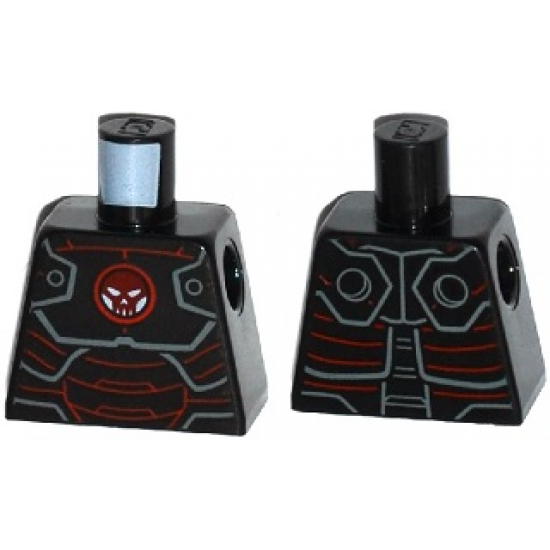 Torso Iron Skull with Hydra Logo Pattern