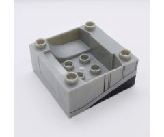 Duplo, Train Cab / Tender Base with Bottom Tube and Thomas & Friends Spencer Locomotive Pattern