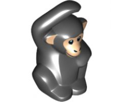 Chimpanzee with Light Nougat Face Pattern