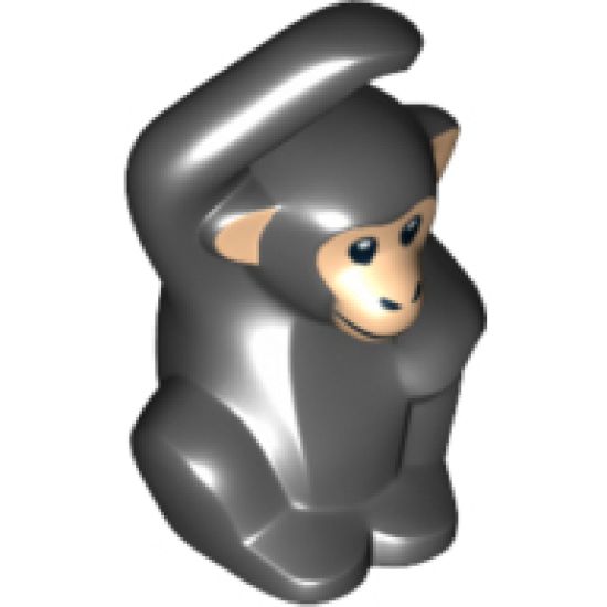 Chimpanzee with Light Nougat Face Pattern