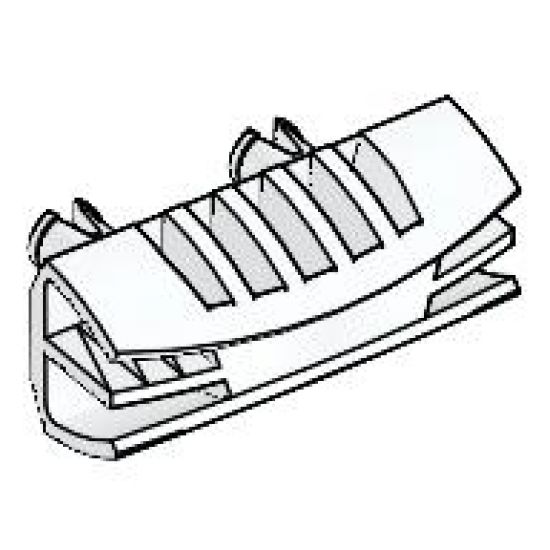 Vehicle Grille 1 x 4 with Two Pins