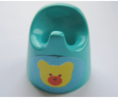 Scala Baby Potty with Teddy Bear Head Pattern (Sticker) - Set 3152