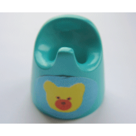Scala Baby Potty with Teddy Bear Head Pattern (Sticker) - Set 3152
