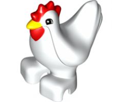 Duplo, Animal Chicken, Hen, Eyes Semicircular