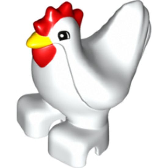 Duplo, Animal Chicken, Hen, Eyes Semicircular